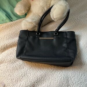 Apt. 9 Classic Black Tote Bag Vintage